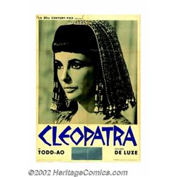 Cleopatra (20th Century Fox, 1962). 2-Fogli (55" X 39") Set of Two. Offered here is a lot containing