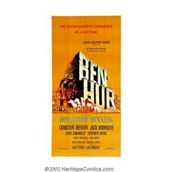 Ben-Hur (MGM, 1959). Three Sheet (41" X 81"). Charlton Heston's greatest role was Judah Ben-Hur in t