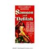Image 1 : Samson and Delilah (Paramount, 1949). Three Sheet (41" X 81"). Victor Mature as the strongman Samson