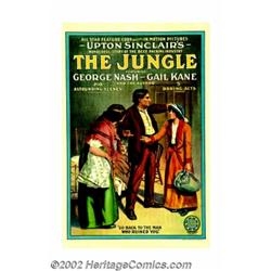 Jungle, The (All Star Feature Films, 1914). One Sheet (27" X 41"). This historic one sheet may be th