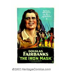 Iron Mask, The (United Artists, 1929). One Sheet (27" X 41"). Douglas Fairbanks, one of the brightes