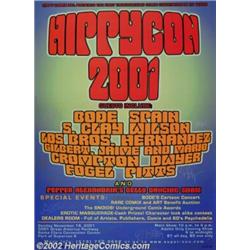 HIPPYCON 2001 - Memorabilia Posters signed by 10, Number 25 of 25 (Hippy Comix, 2001). Way back in 2
