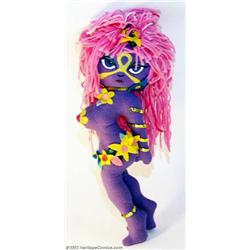 Cheech Wizard - Memorabilia Dolls (Sorrells, 1989). A prototype of a curvy, purple, Bode broad makes
