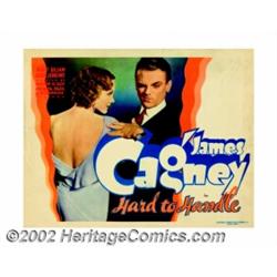 Hard To Handle (Warner Brothers, 1933). Title Lobby Card (11" X 14"). A James Cagney showcase film m