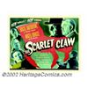 Image 1 : Scarlet Claw (Universal, 1944). Half Sheet (22" X 28"). The posters from this entry in the Sherlock.