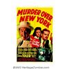 Image 1 : Murder Over New York (20th Century Fox, 1940). One Sheet (27" X 41"). This was Sidney Toler's eighth