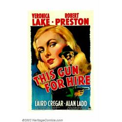 This Gun For Hire (Paramount, 1942). One Sheet (27" X 41"). This movie, the first teaming of perhaps