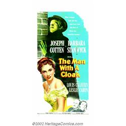 Man With A Cloak, The (MGM, 1951). Three Sheet (41" X 81"). This period mystery film has been very m