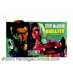 Bullitt (Warner Brothers, 1968). Belgian (14" X 22"). This poster is entirely different and very att