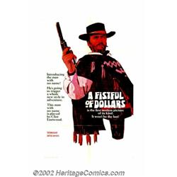 Fistful of Dollars (United Artists, 1964). Advance One Sheet, Style A (27" X 41"). Clint Eastwood be