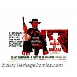 A Fistful of Dollars (United Artists, 1964). Half Sheet (22" X 28"). Very Fine+, Rolled on Paper. Im