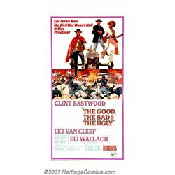 Good, the Bad, and the Ugly, The (United Artists, 1968). Three Sheet (41" X 81"). Fine. Important no