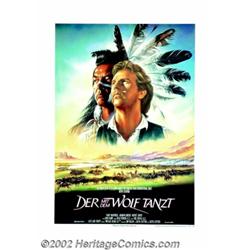 Dances With Wolves (Orion, 1990). German (23" X 33"). This poster for the Academy Award winning west