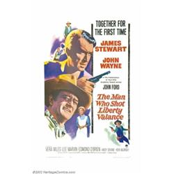 Man Who Shot Liberty Valance, The (Paramount, 1962). One Sheet (27  X 41 ). Two of the screens great