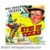 Image 1 : Eyes of Texas (Republic, 1948). Six Sheet (81" X 81"). Very Fine on Linen. Important notice: We expe