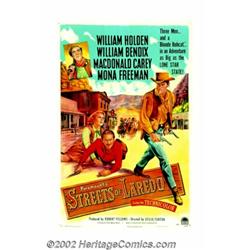 Streets of Laredo, The (Paramount, 1949). One Sheet (27" X 41"). It's 1878 in Texas, and three old o