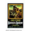 Broken Arrow (20th Century Fox, 1950). One Sheet (27" X 41"). This was a very unconventional western