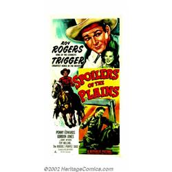 Spoilers of the Plains (Republic, 1951). Three Sheet (41" X 81"). Roy Rogers. Important notice: We e