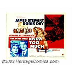 Man Who Knew Too Much, The (Paramount, 1956). Half Sheet (22" X 28"). Doris Day and Jimmy Stewart st