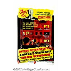 Rear Window (Paramount, R-1962). One Sheet (27" X 41"). After the phenomenal success of "Psycho", Pa