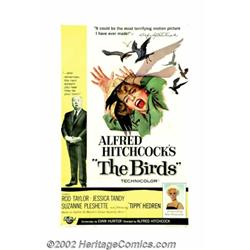 Birds, The (Universal, 1963). One Sheet (27" X 41"). Alfred Hitchcock's adaptation of Daphne Du Maur