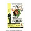 Image 1 : Birds, The (Universal, 1963). One Sheet (27" X 41"). Alfred Hitchcock's adaptation of Daphne Du Maur