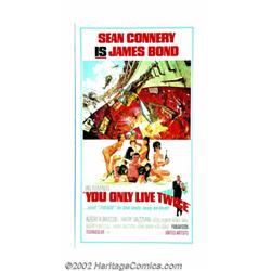 You Only Live Twice (United Artists, 1967). Three Sheet (41" X 81"). This fantastic poster utilizes.