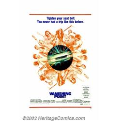 Vanishing Point (20th Century Fox, 1971). One sheet. Way too cool super soul DJ (Cleavon Little) gui