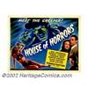 Image 1 : House of Horrors (Universal, 1946). Half Sheet (22" X 28").Rondo Hatton as The Creeper, claims anoth