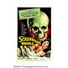 Image 1 : Screaming Skull (AIP, 1957). One Sheet (27" X 41"). AIP was the undisputed king of the drive-in circ