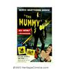 Image 1 : Mummy, The (Universal, 1959). One Sheet (27" X 41"). Hammer's obsession with remaking Universal's cl