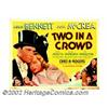 Image 2 : Joel McCrea Half Sheet Lot Three Half Sheets (22" X 28"). Adventure in Manhattan (Columbia, 1936) Ve
