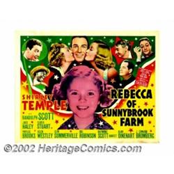 Rebecca of Sunnybrook Farm (20th Century Fox, 1938). Half Sheet (22" X 28"). Shirley Temple starred.
