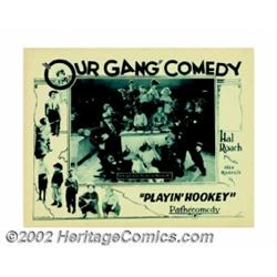Playin' Hookey (Pathe', 1928). (2) Lobby Cards. Beginning in 1922, throughout the thirties and into.