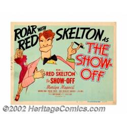 Show Off, The (MGM, 1946). Title Lobby Card (11" X 14"). Red Skelton, in one of his early roles, pla