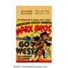 Image 1 : Go West (MGM, 1940). Window Card (14" X 22"). Groucho and the boys are up against some of the old we