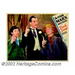 Duck Soup (Paramount, 1933). Lobby Card (11" X 14"). This card pictures Harpo and Chico with the rul