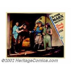 Duck Soup (Paramount, 1933). Lobby Card (11" X 14"). This card features Harpo, Chico, Louis Calhern.