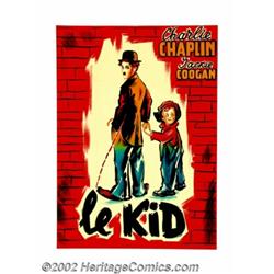 Kid, The (First National, 1922). French (45" X 61"). Very Fine on Linen. Important notice: We expect