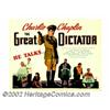 Image 1 : Great Dictator, The (United Artists, 1940). Half Sheet (22" X 28"). Fine/Very Fine. Rolled. Importan