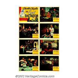 Great Dictator, The (United Artists, 1940). Lobby Card Set (11" X 14"). Very Fine/Near Mint. Importa