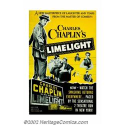 Limelight (United Artists, 1952). Group Lot Includes: Insert (14" X 36"), Window Card (14" X 22"),Pr