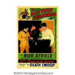 Mystery Squadron (Mascot, 1933). One Sheet (27" X 41") Chapter 5 "Death Swoop." Mascot, the predeces