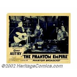 Phantom Empire, The (Mascot, 1935). Lobby Card (11" X 14") Chapter 4 "Phantom Broadcast." If you ask