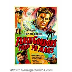 Flash Gordon's Trip to Mars (Universal, 1938). Indian One Sheet. This foreign poster is more excitin