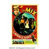Image 1 : Miracle Rider, The (Mascot, 1935). One Sheet (27" X 41"). Chapter 4 "The Race With Death". Tom Mix w