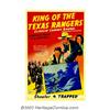 Image 1 : King of the Texas Rangers (Republic, 1941). One Sheet (27" X 41") Chapter 4 "Trapped." This was the.