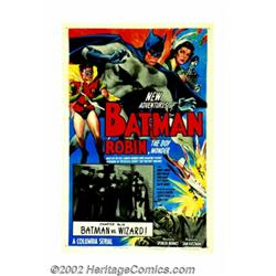 New Adventures of Batman and Robin, The (Columbia, 1949). One Sheet (27" X 41"), Chapter 14 "Batman.