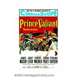 Prince Valiant (20th Century Fox, 1954). One Sheet (27" X 41"). This film is the stuff of childhood.