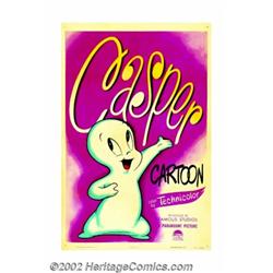 Casper the Friendly Ghost (Paramount, 1950). One Sheet (27" X 41"). There were only a handful of pos